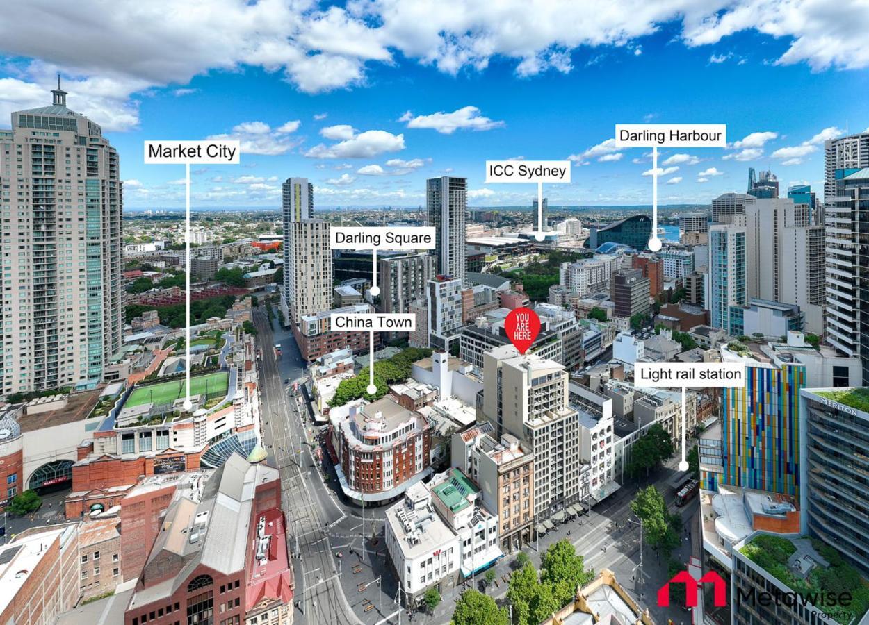 Metawise Sydney Cbd Haymarket Luxe 2Bed Penthouse Aqua Экстерьер фото